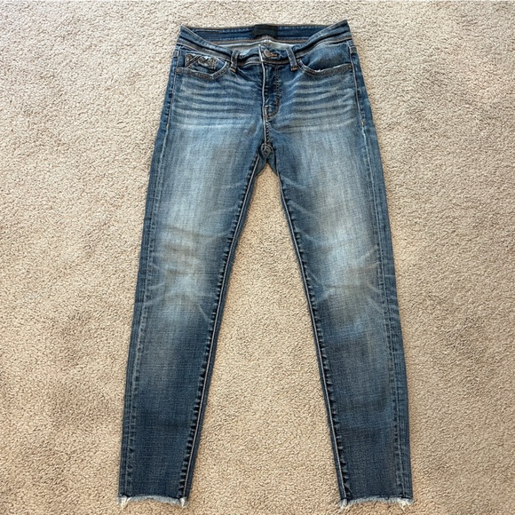buckle black Denim - Buckle Black Fit No. 53 Ankle Skinny Women's Grunge Jeans 26 Distressed Raw Torn